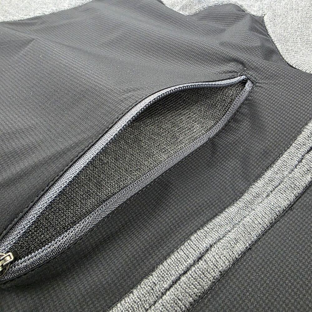 FootJoy Pullover Sweater Mens Large Gray Black Nemacolin Country Club Golf Zip - Picture 14 of 16